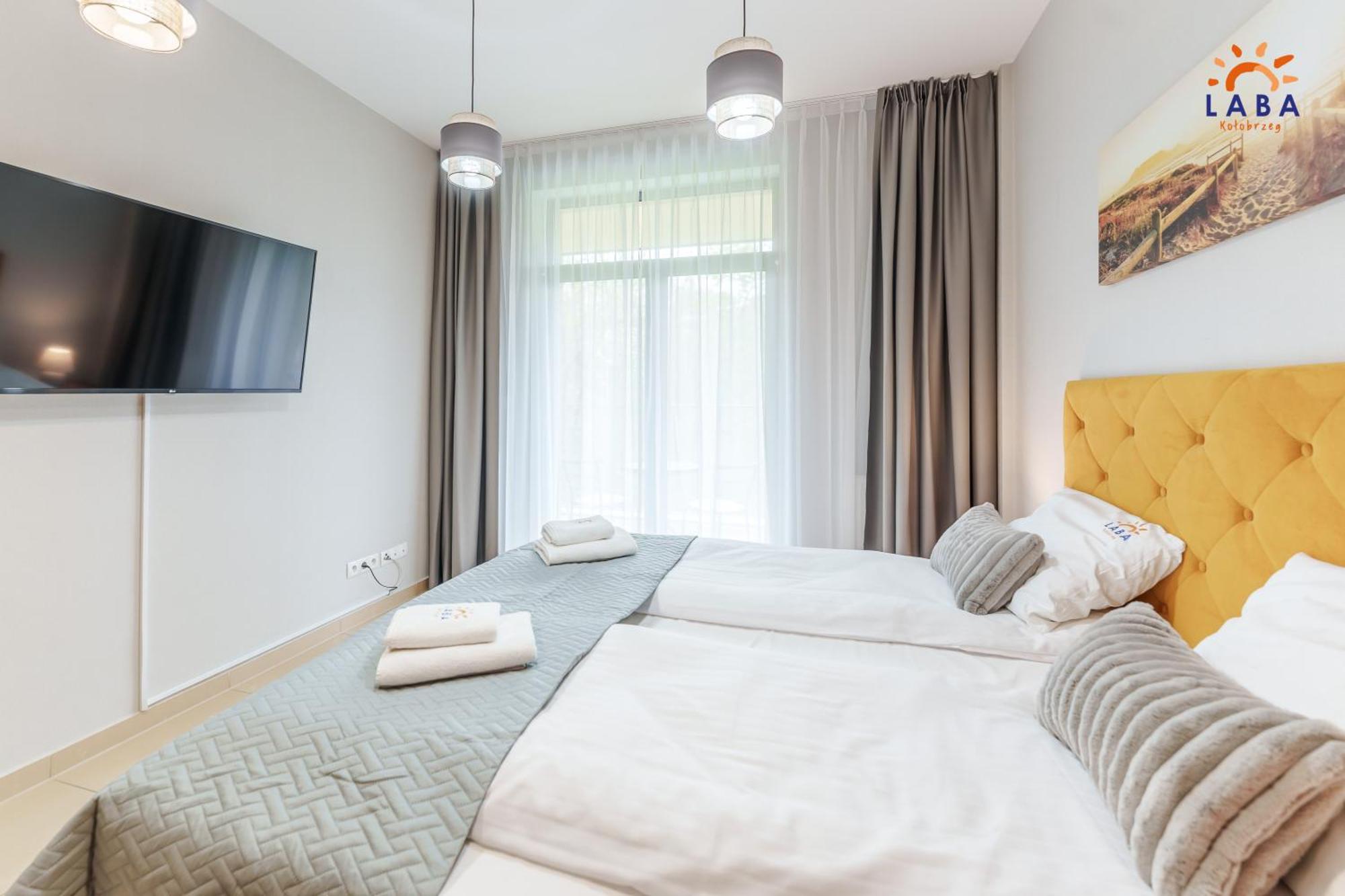 Laba Kolobrzeg Apartamenty Diune Z Parkingiem Exteriör bild