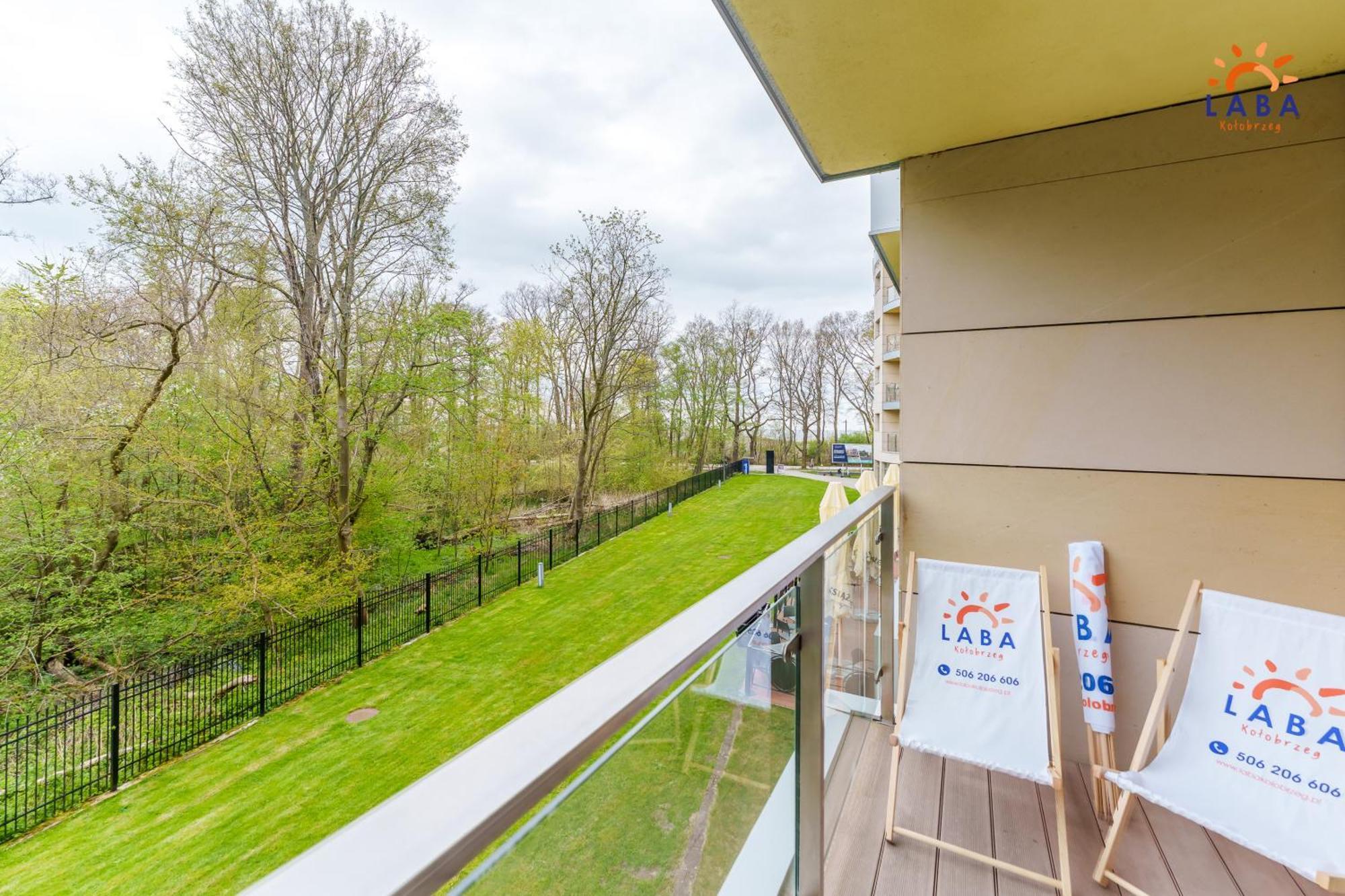 Laba Kolobrzeg Apartamenty Diune Z Parkingiem Exteriör bild