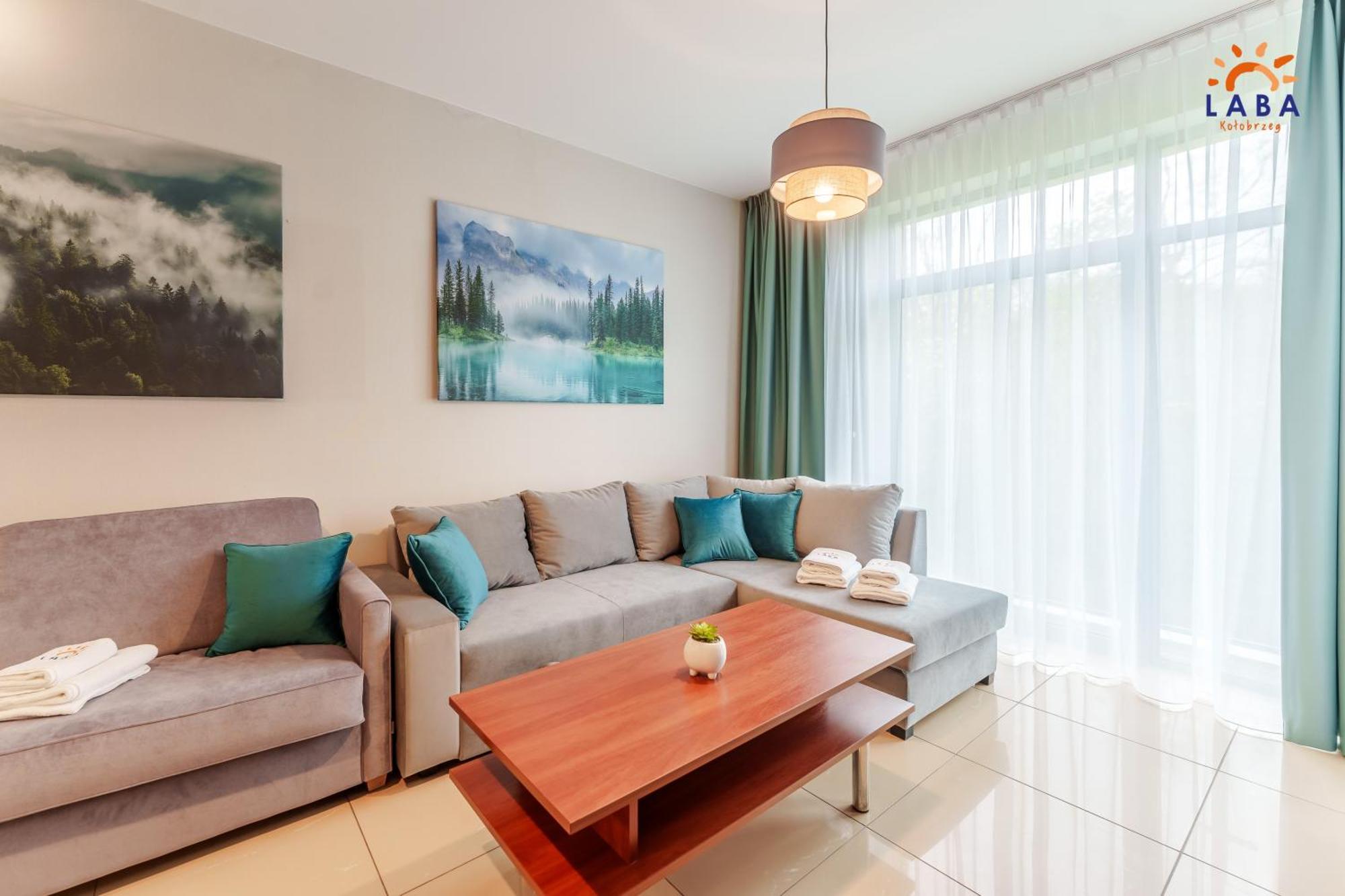 Laba Kolobrzeg Apartamenty Diune Z Parkingiem Exteriör bild