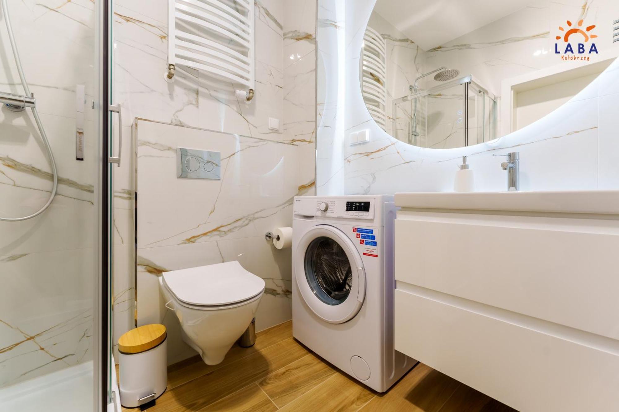 Laba Kolobrzeg Apartamenty Diune Z Parkingiem Exteriör bild